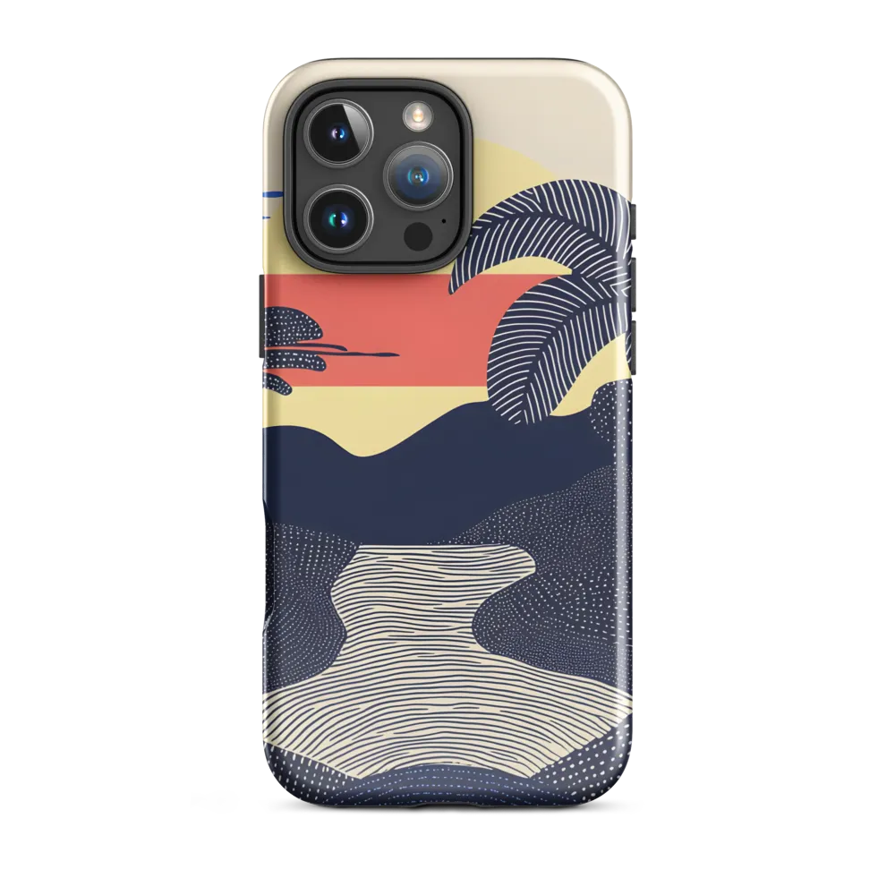 Tranquil Sunset in Modern Minimalism
