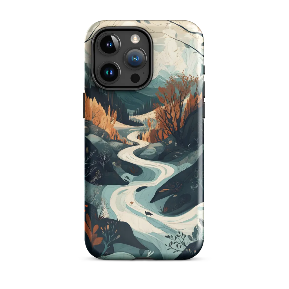Winding Serenity: A Digital Landscape