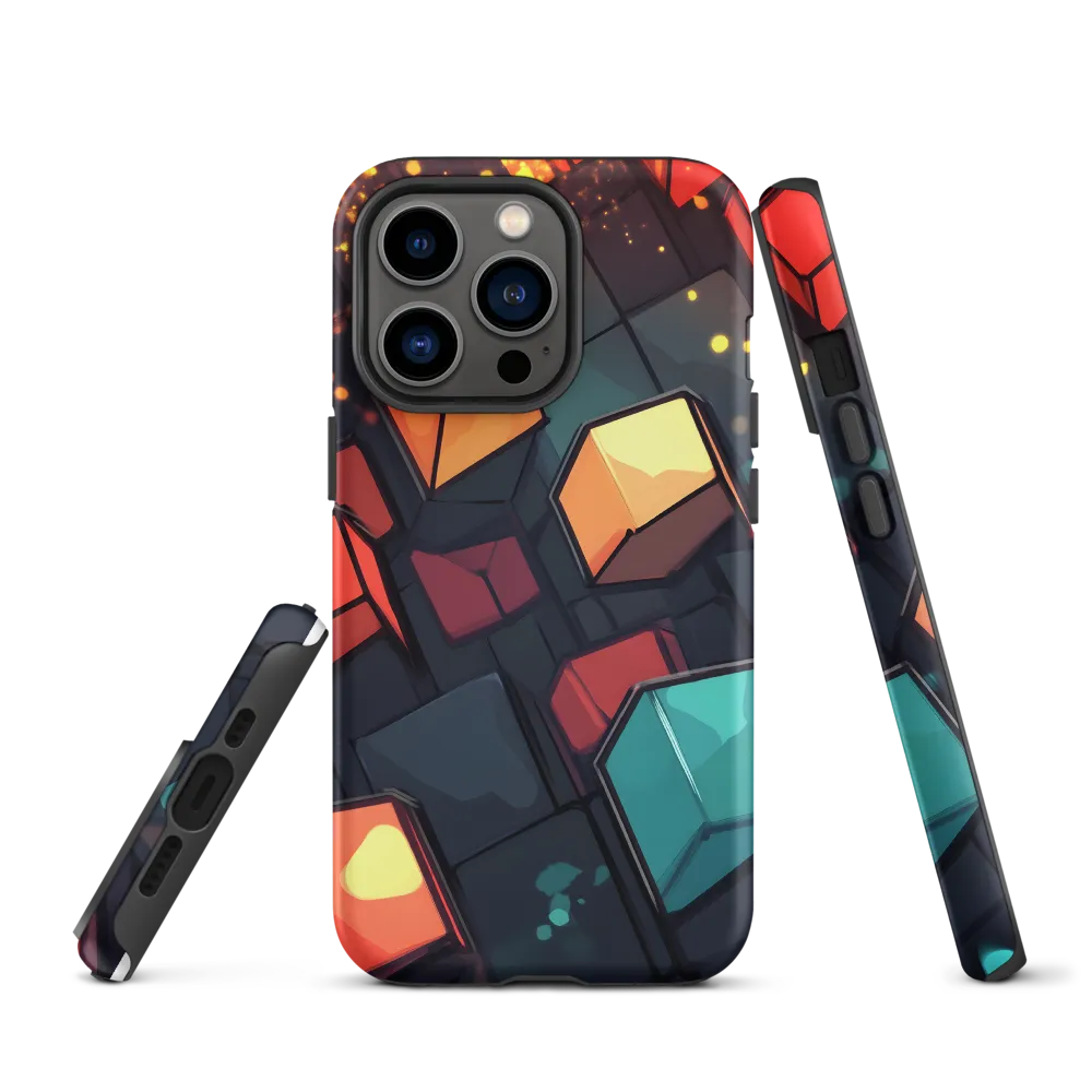 Illuminated Geometry | Phone Case |  13 Pro | Tough Case | Matte