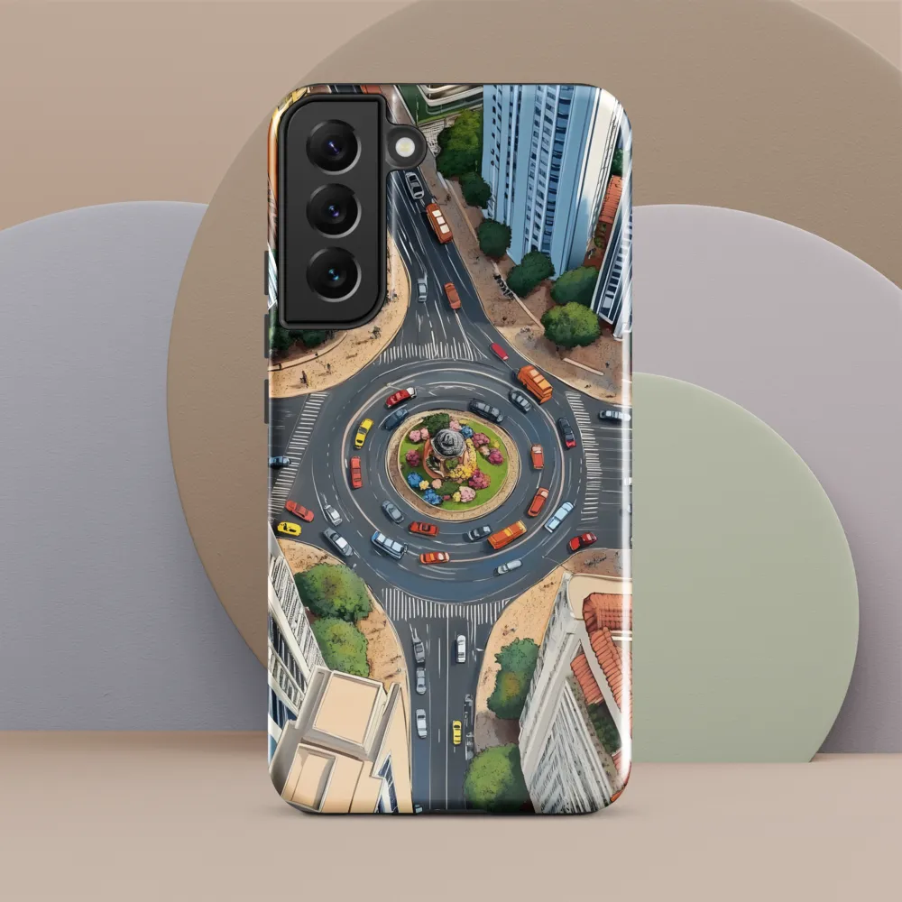 Urban Symphony: Aerial Vision of City Life