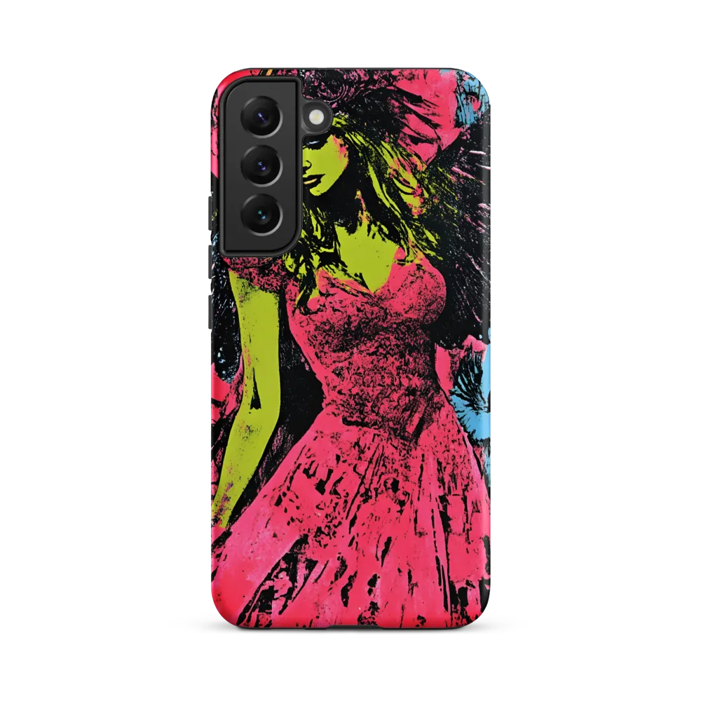 Mystical Angel in Neon Dreams
