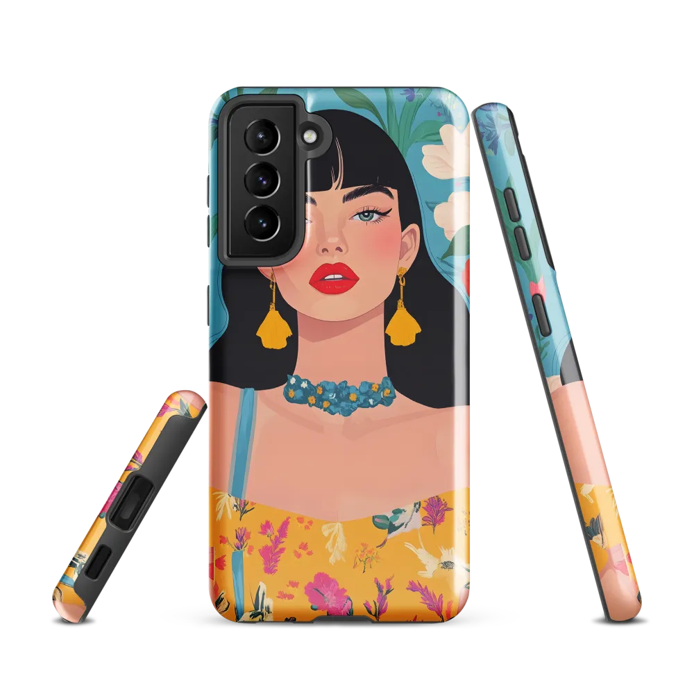 Blooming Confidence | Phone Case |  S21 | Tough Case | Glossy