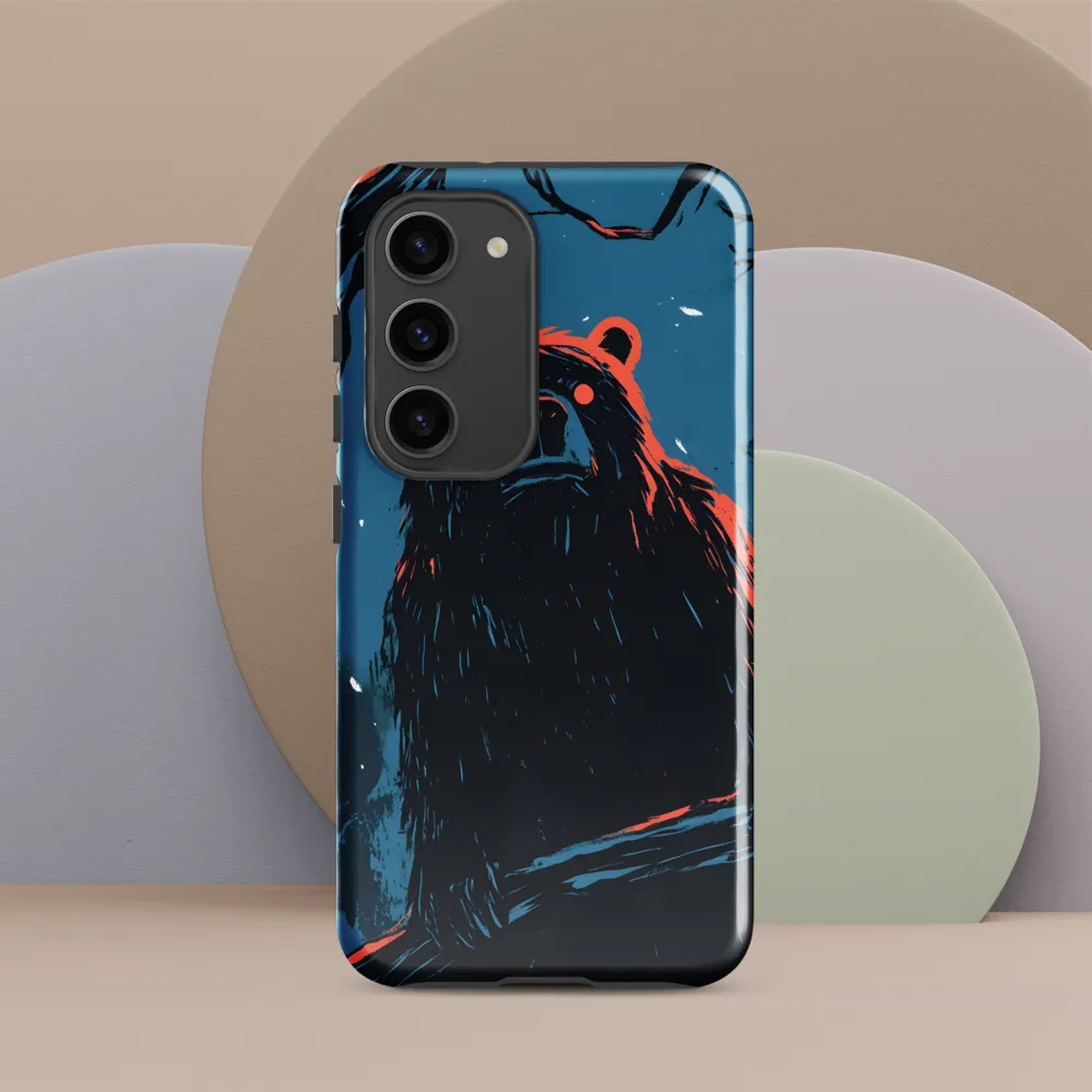 Eerie Majesty: A Bear in the Night