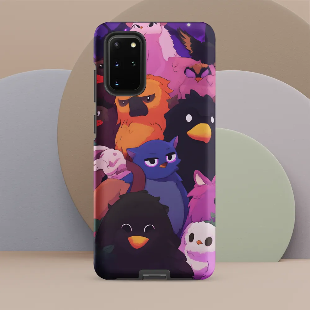 Whimsical Avian Gathering