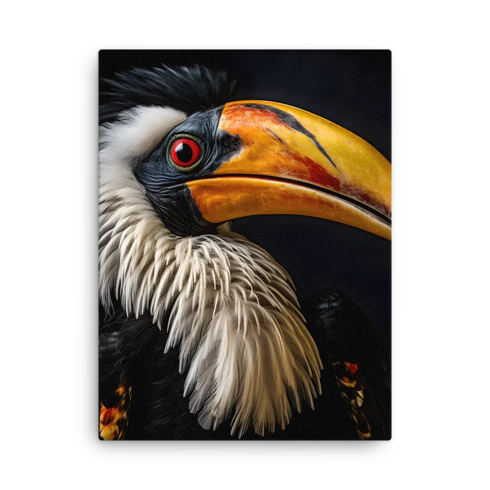 Majestic Hornbill Portrait