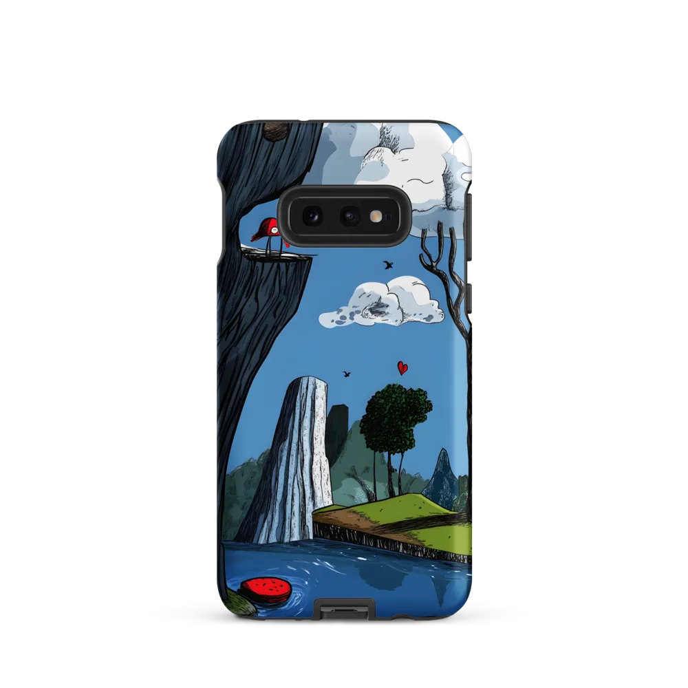 Whimsical Cliffside Reflections