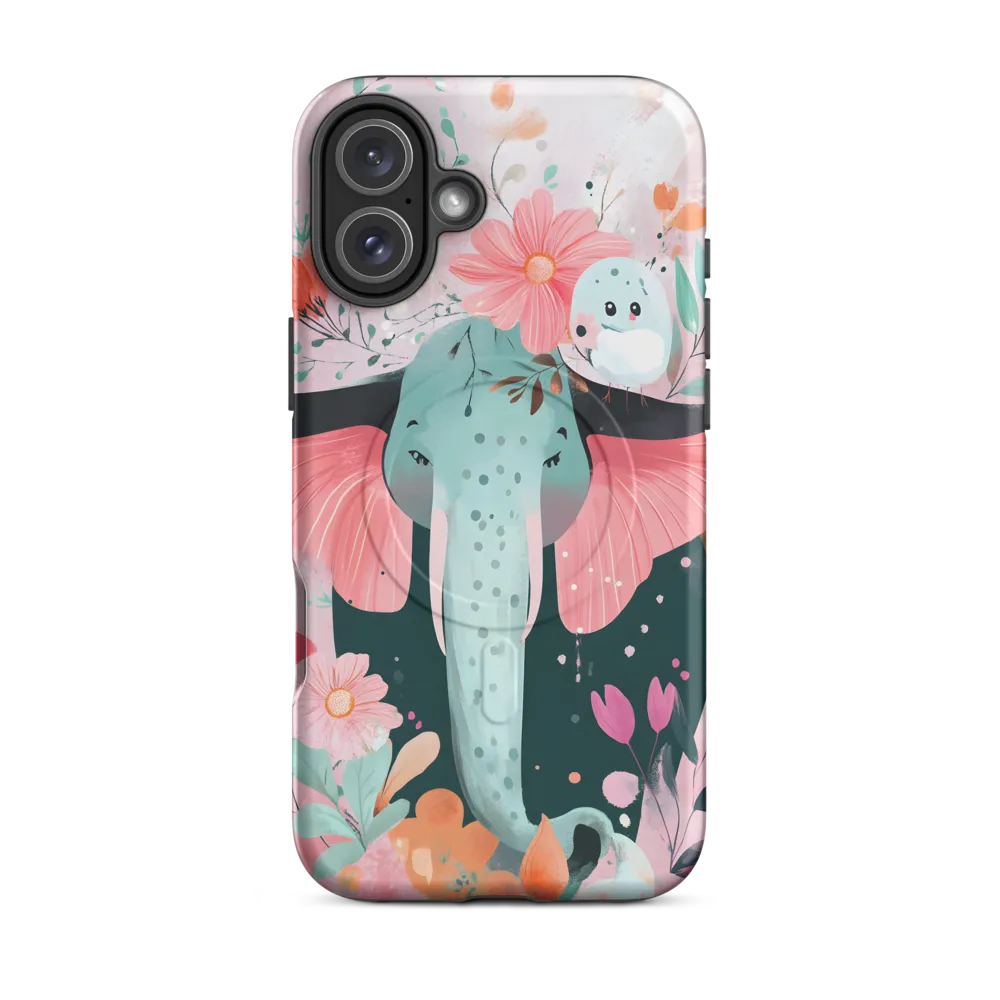 Whimsical Elephant in Bloom