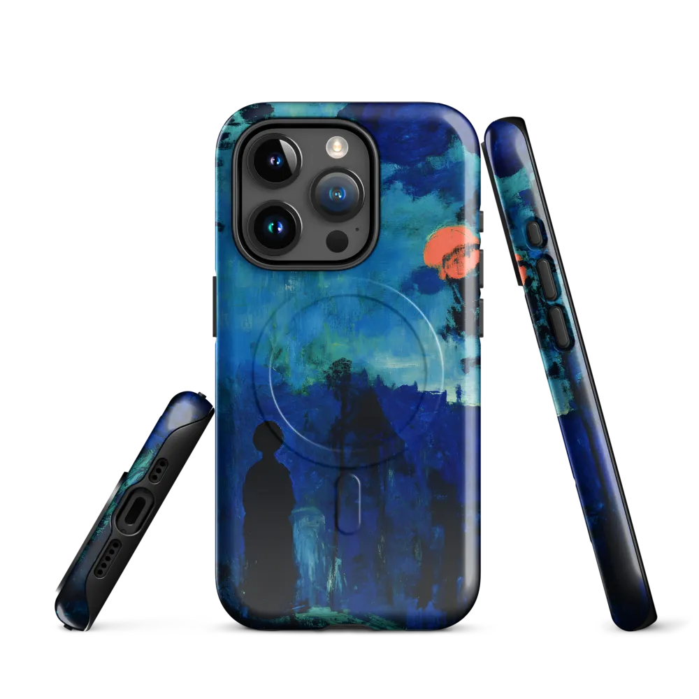 Solitude in Blue | Phone Case |  15 Pro | MagSafe® Tough Case | Glossy