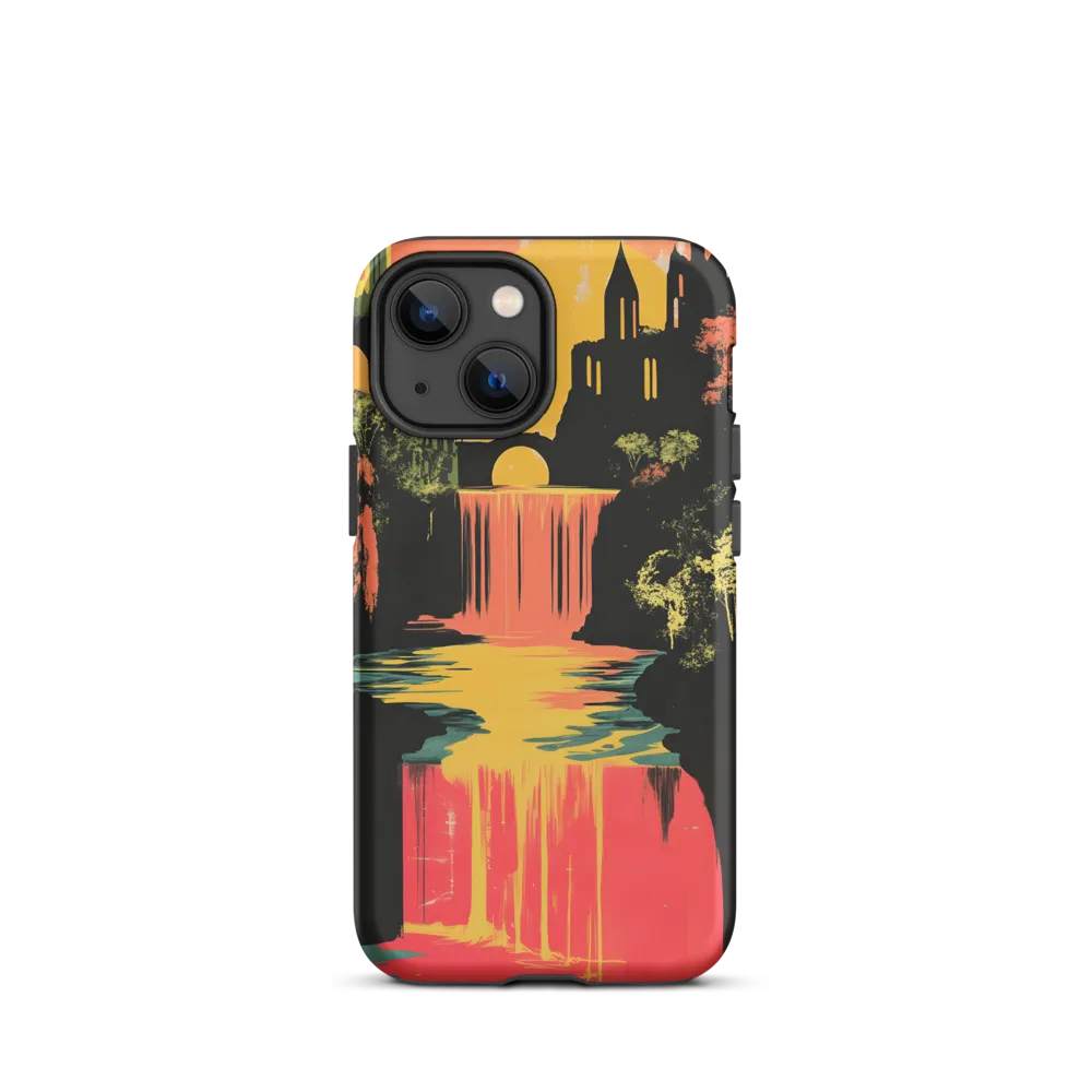 Elysian Echoes: A Surreal Reflections | Phone Case |  13 mini | Tough Case | Matte