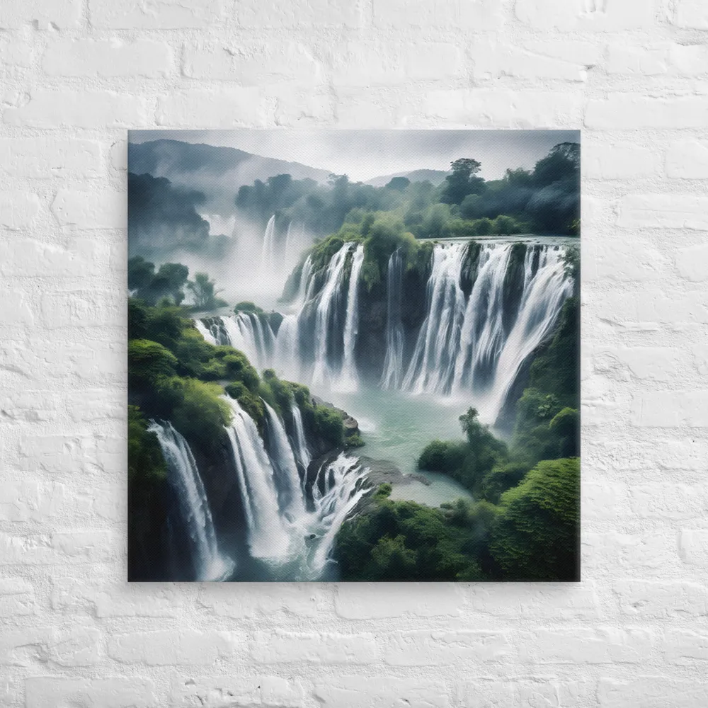 Whispers of the Cascades | Canvas | 30″×30″