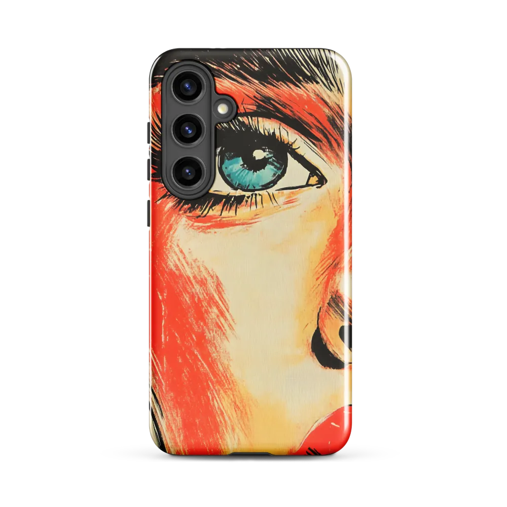 Intense Gaze: A Pop Art Portrait