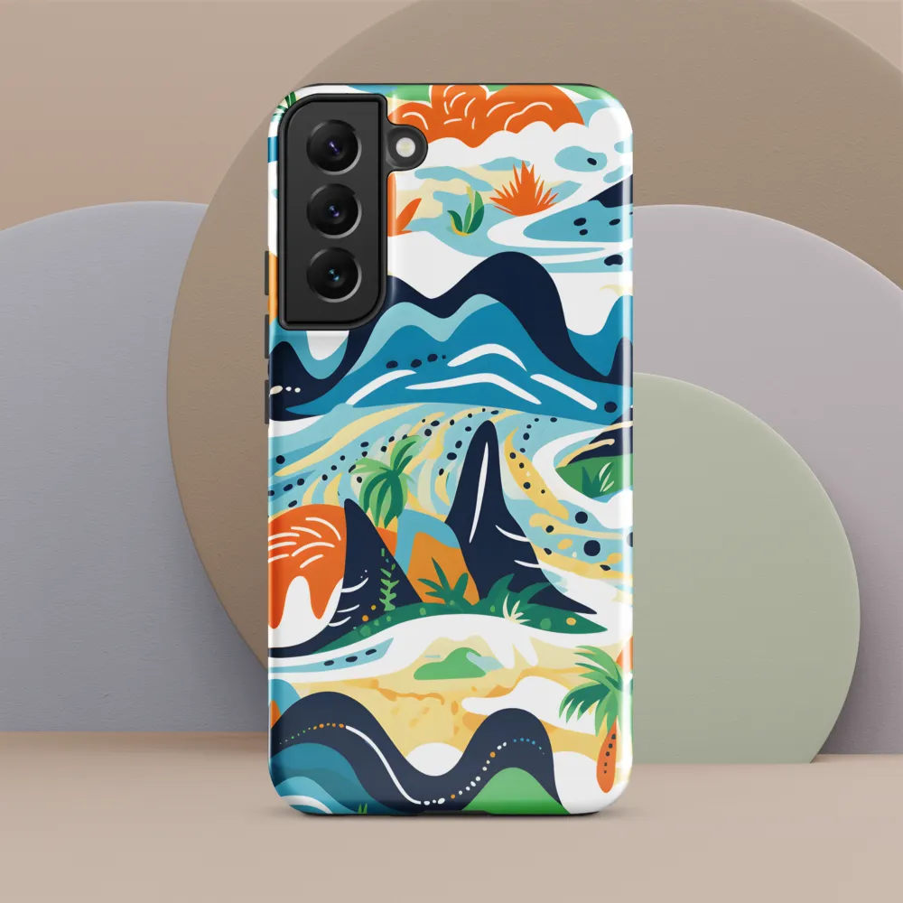 Abstract Tropical Landscape