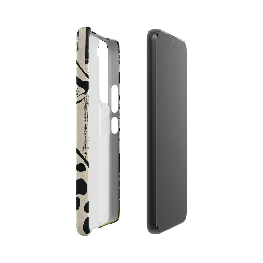 Leopard in Silhouette: A Modern Appeal | Phone Case |  S22 | Snap Case | Matte