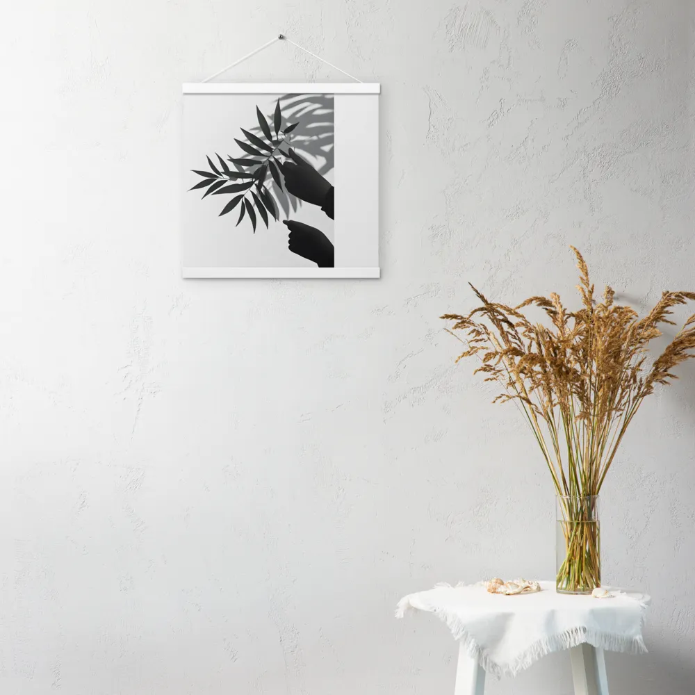 Whispers of Nature | Poster With White Wood Hanger | 16″×16″