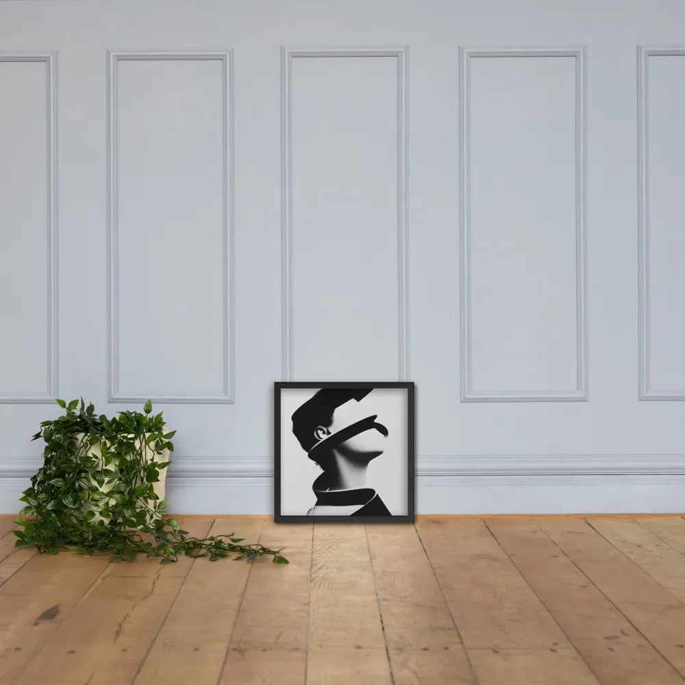 Entwined Identity | Poster with Black Frame | 16″×16″