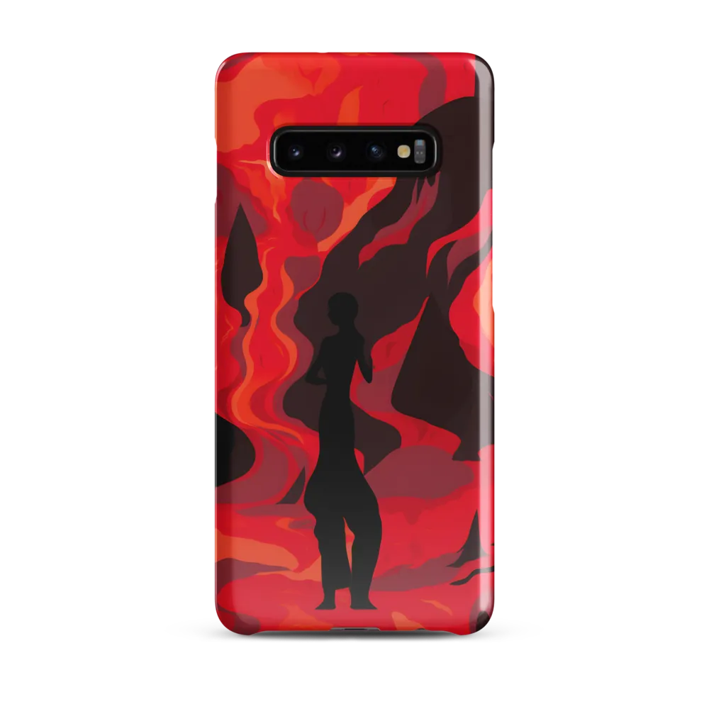 Inferno's Embrace | Phone Case |  S10 Plus | Snap Case | Glossy