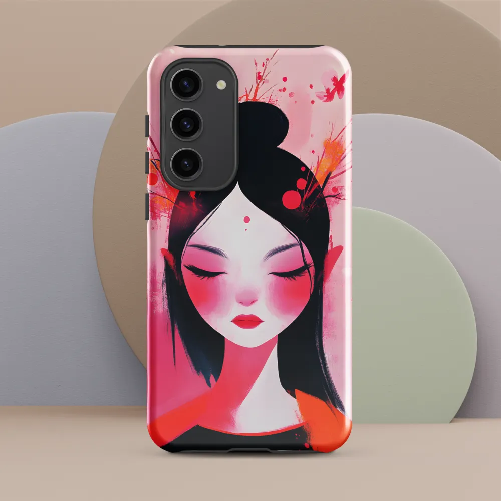 Serenity in Pink | Phone Case |  S23 Plus | Tough Case | Glossy