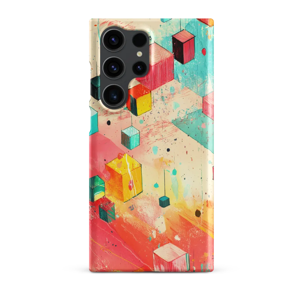 Suspended Cubes in Colorful Abstraction