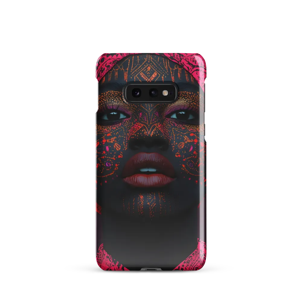 Neon Adornments: A Portrait of Cultural Expression