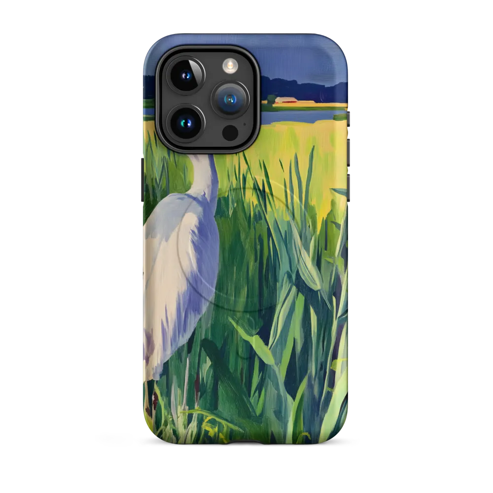 Graceful Presence: The Heron in the Meadow