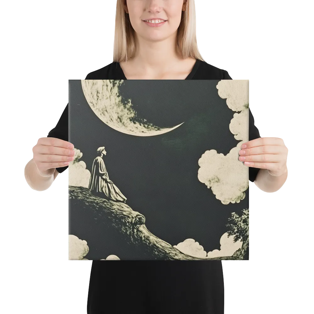Whispers of the Moon | Canvas | 16″×16″