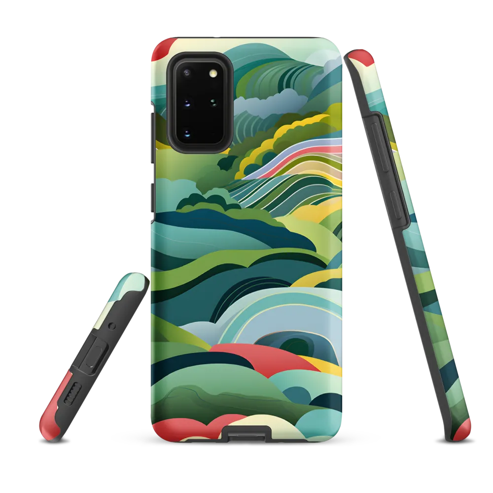 Waves of Serenity | Phone Case |  S20 Plus | Tough Case | Matte