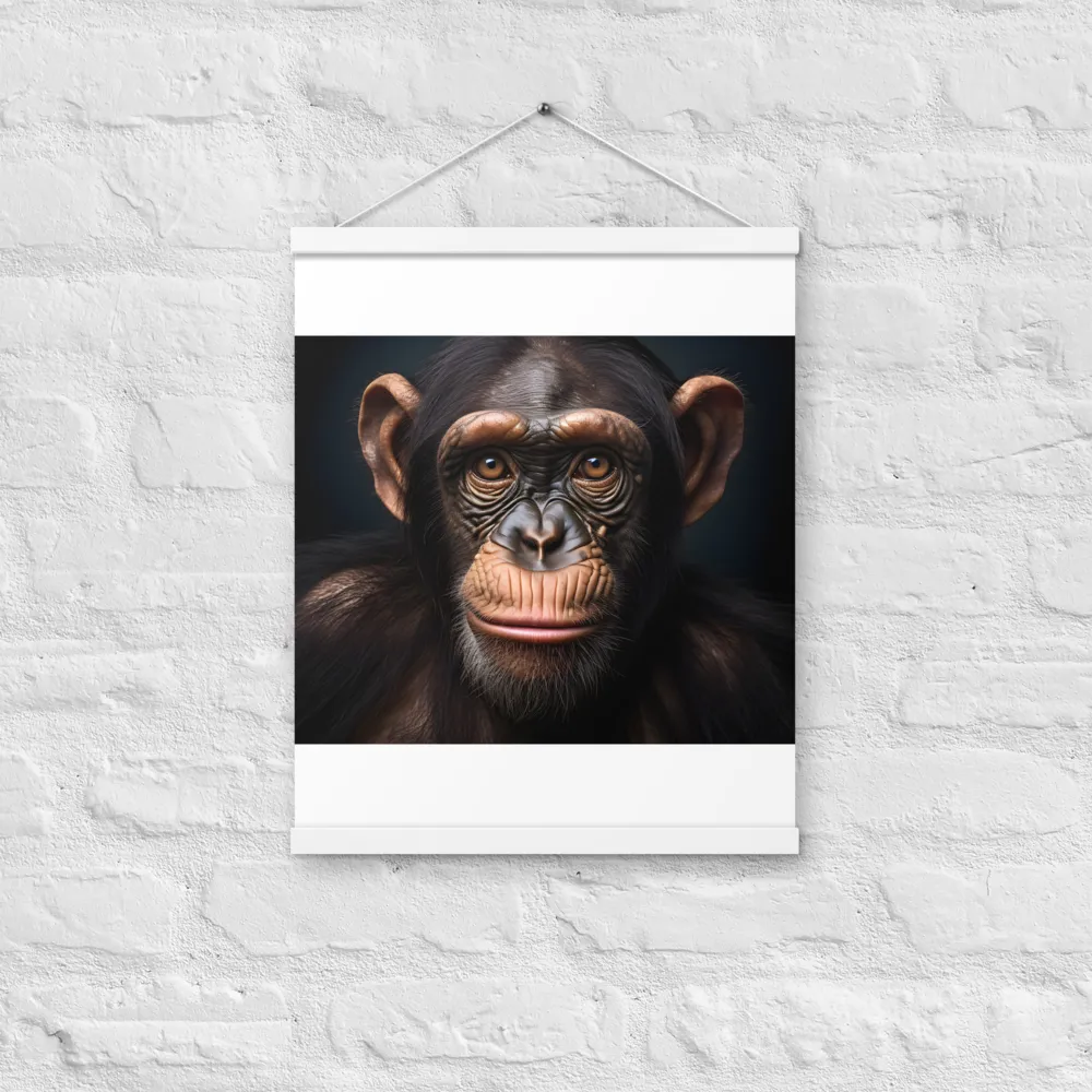 Whispers of Curiosity | Poster With White Wood Hanger | 16″×20″