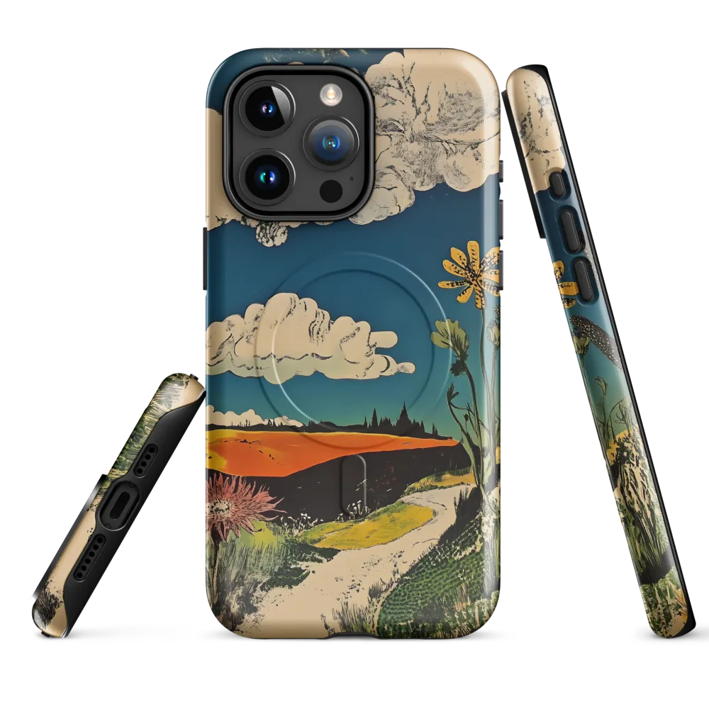 Surreal Blooming Landscape