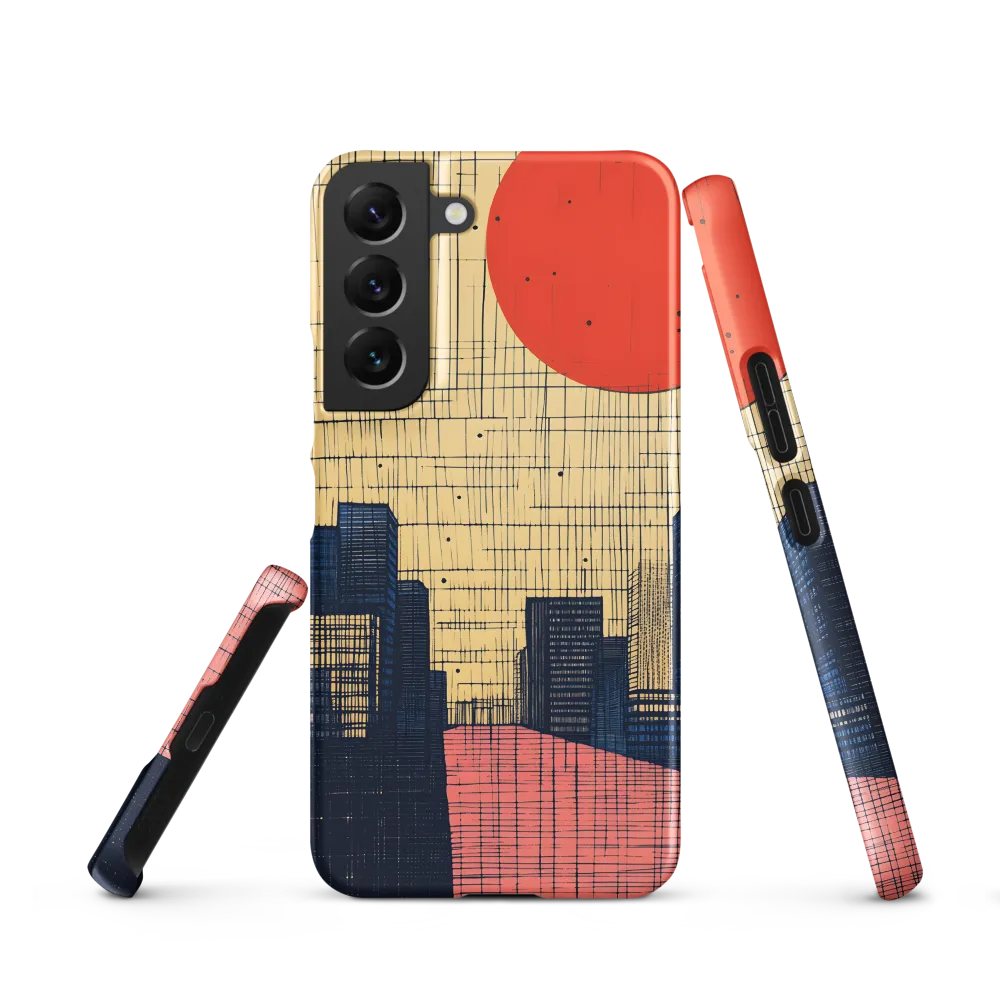 Urban Echoes: A Minimalist Cityscape