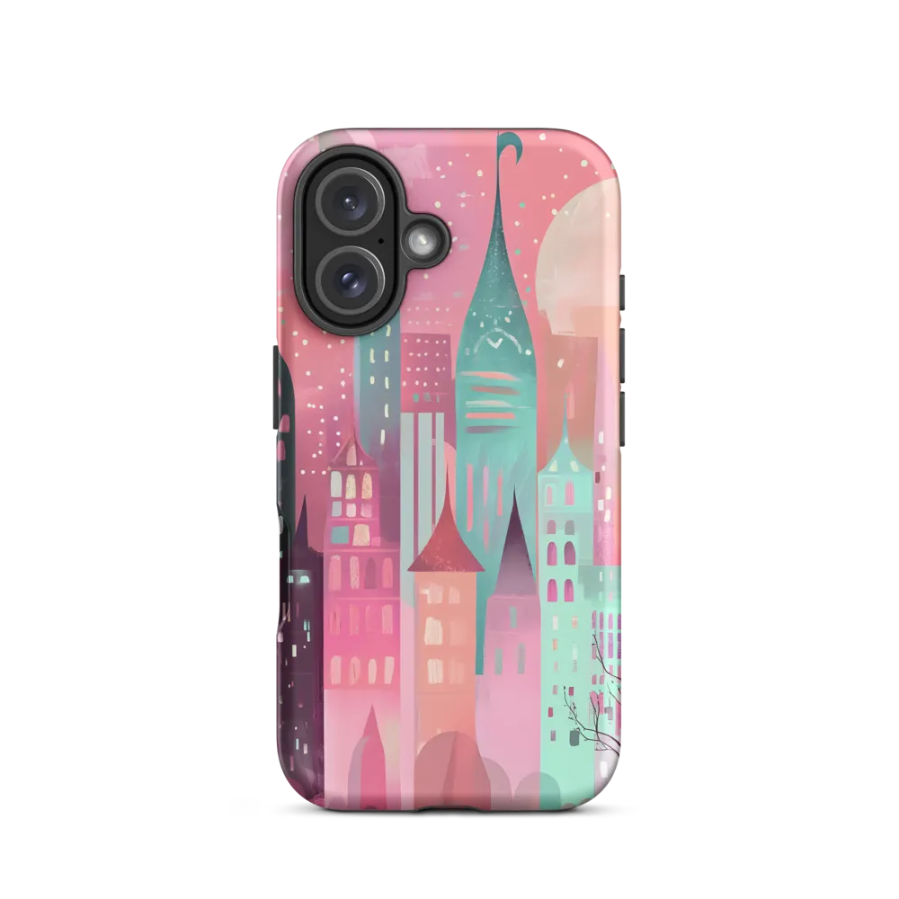 Whimsical City at Dusk | Phone Case