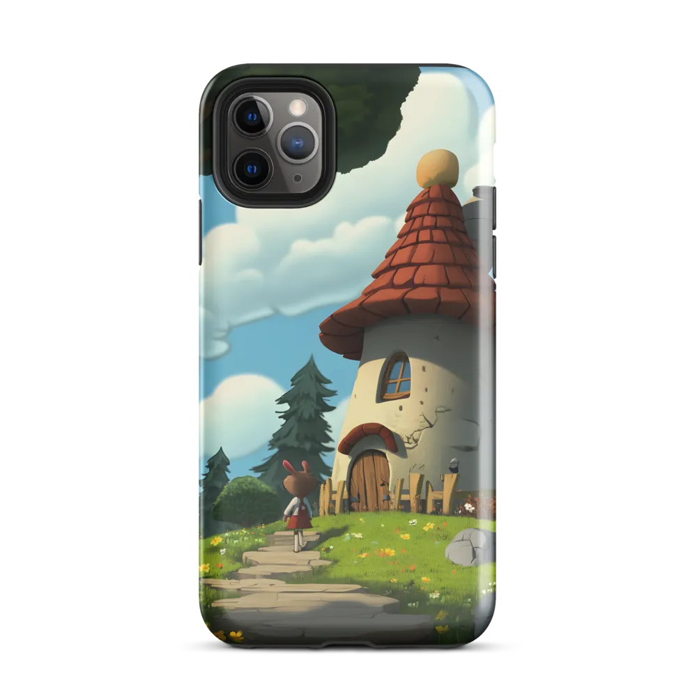 Whimsical Cottage in a Serene Landscape | Phone Case |  11 Pro Max | Tough Case | Glossy