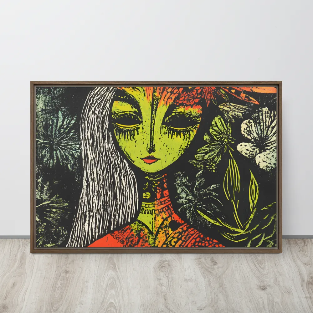 Mystical Flora: A Surreal Portrait