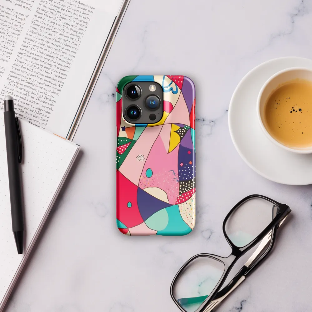 Playful Geometry in Color | Phone Case |  15 Pro | Snap Case | Glossy