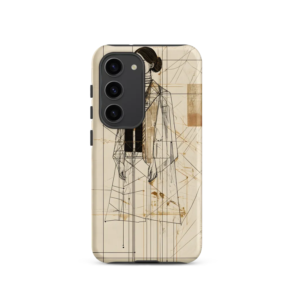 Elegance in Lines | Phone Case |  S23 | Tough Case | Matte