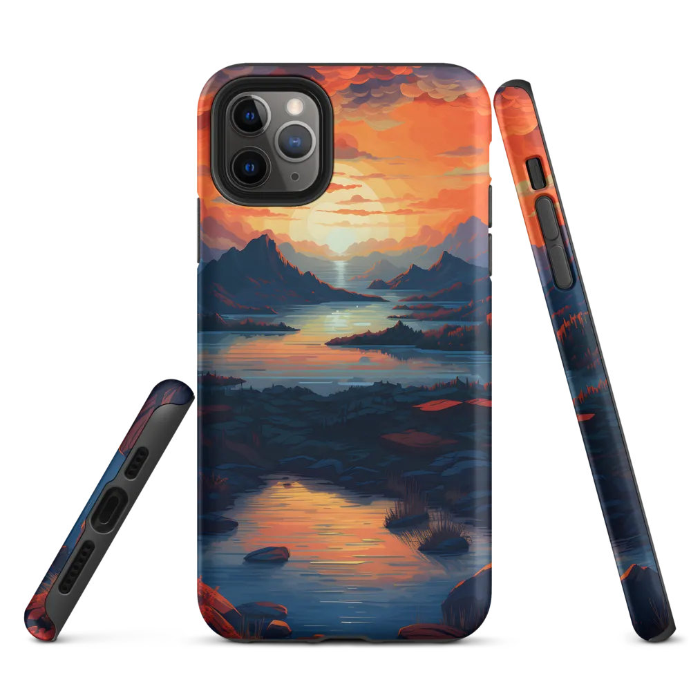 Ethereal Evening: A Digital Dusk