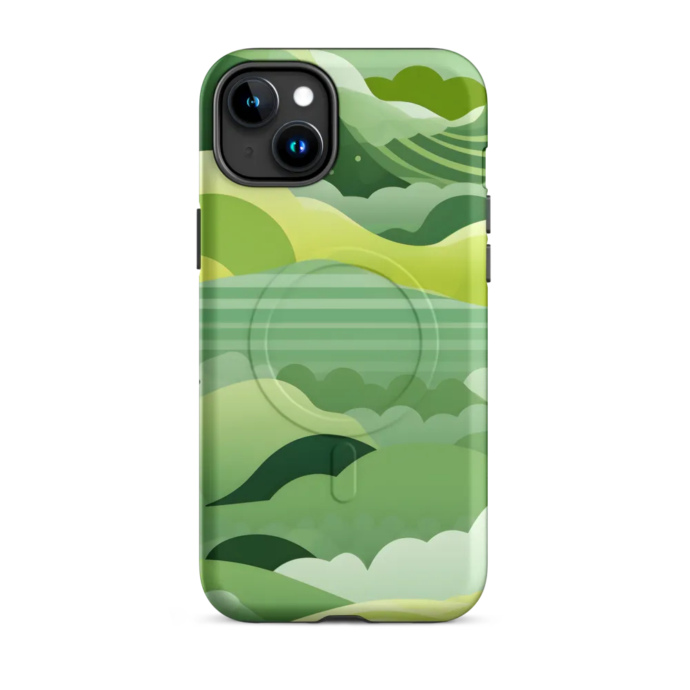 Tranquility in Green Waves