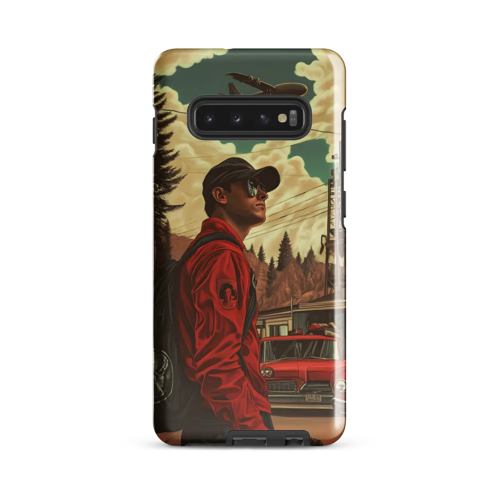 Navigating Dreams: A Surreal Adventure | Phone Case |  S10 Plus | Tough Case | Glossy