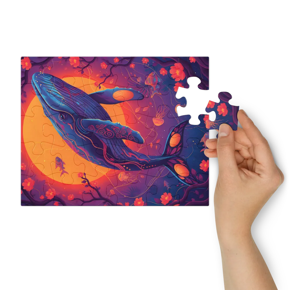 Solar Whale 
 Jigsaw Puzzle in Tin Box