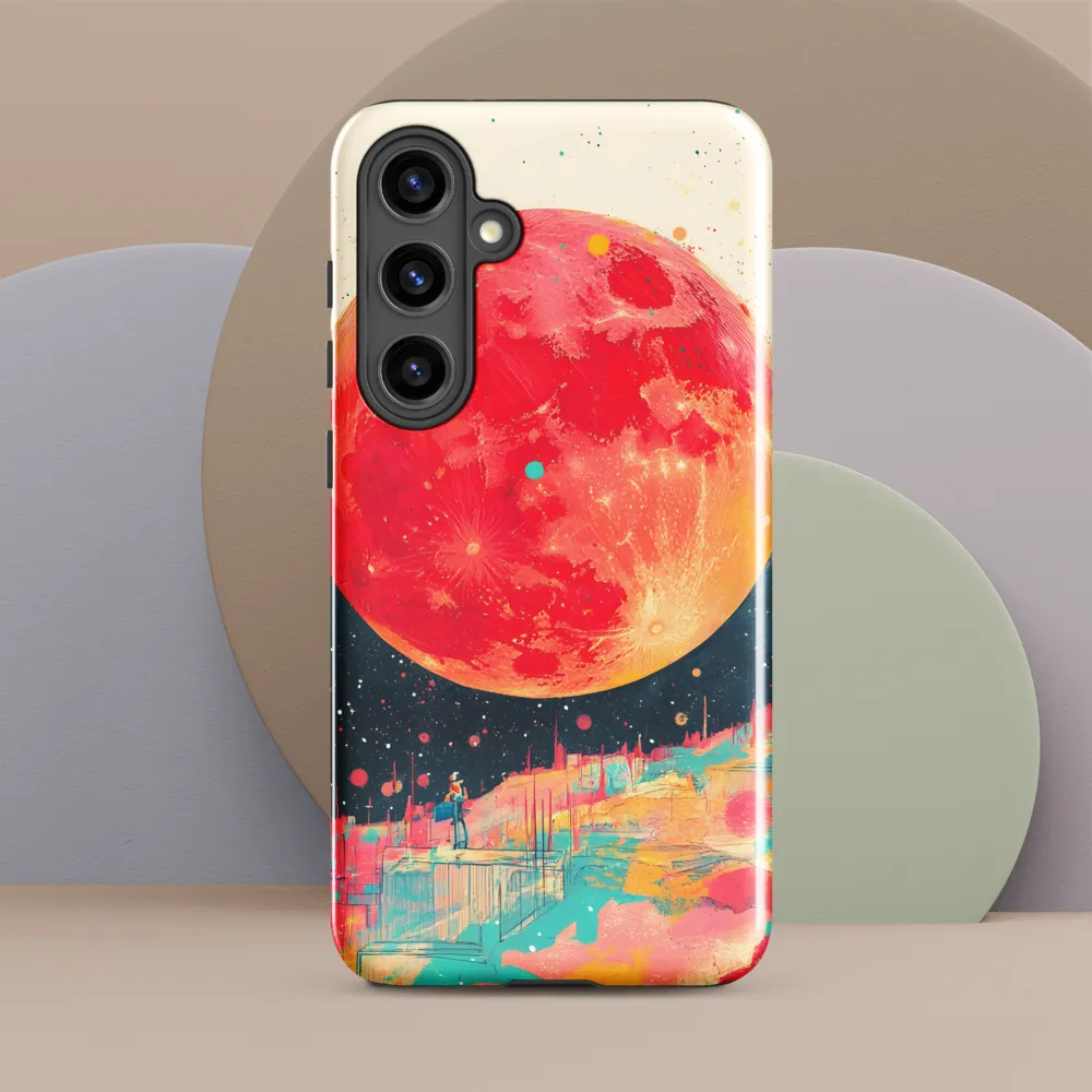 Crimson Dreams: A Lunar Exploration