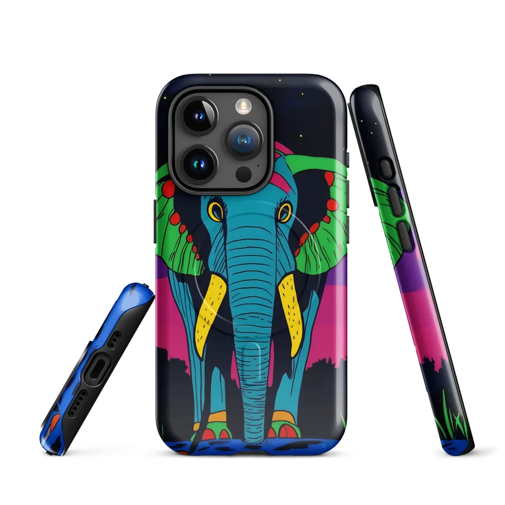 Whimsical Majesty: The Vibrant Elephant
