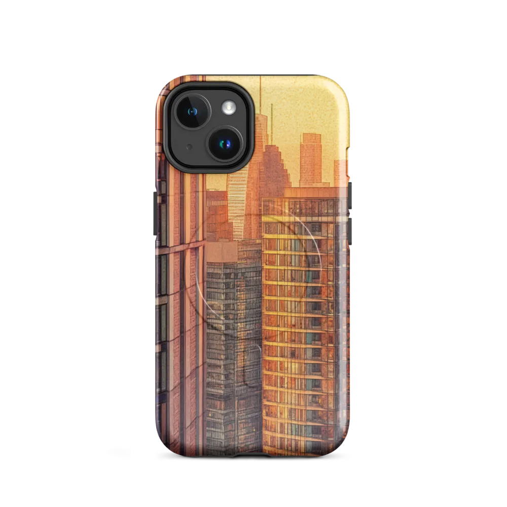Urban Serenity at Sunset | Phone Case |  14 | MagSafe® Tough Case | Glossy