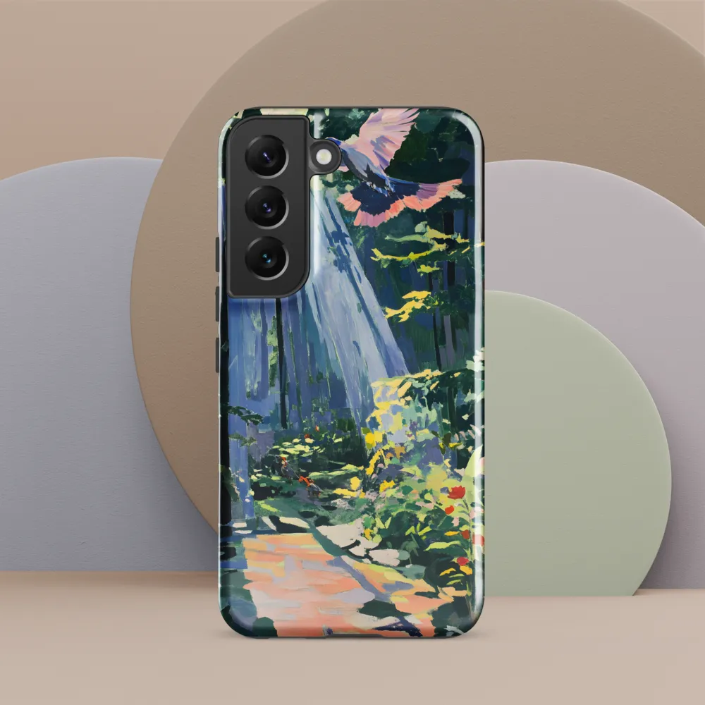 Flight of Light: A Serene Forest