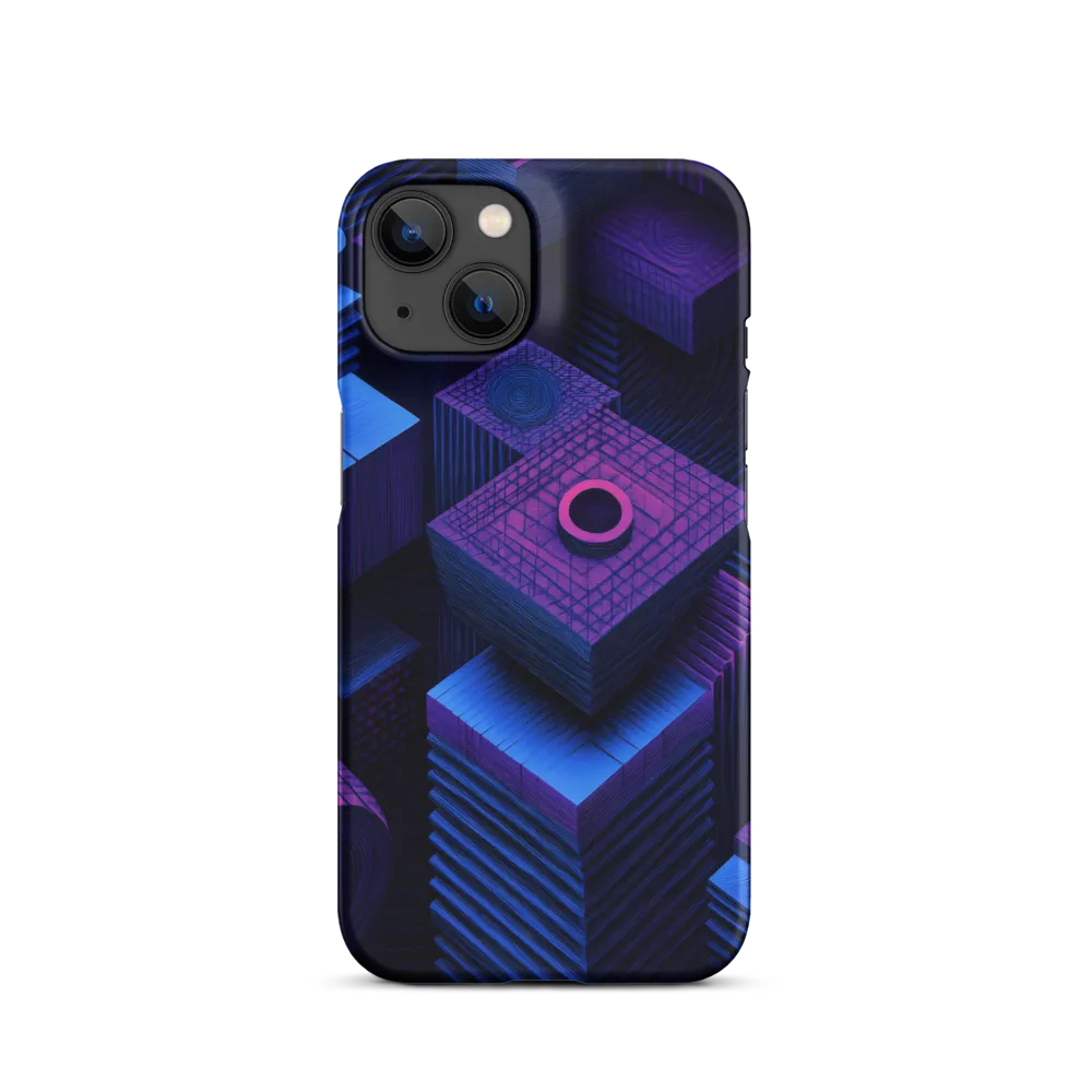 Geometric Dreams in Blue and Purple