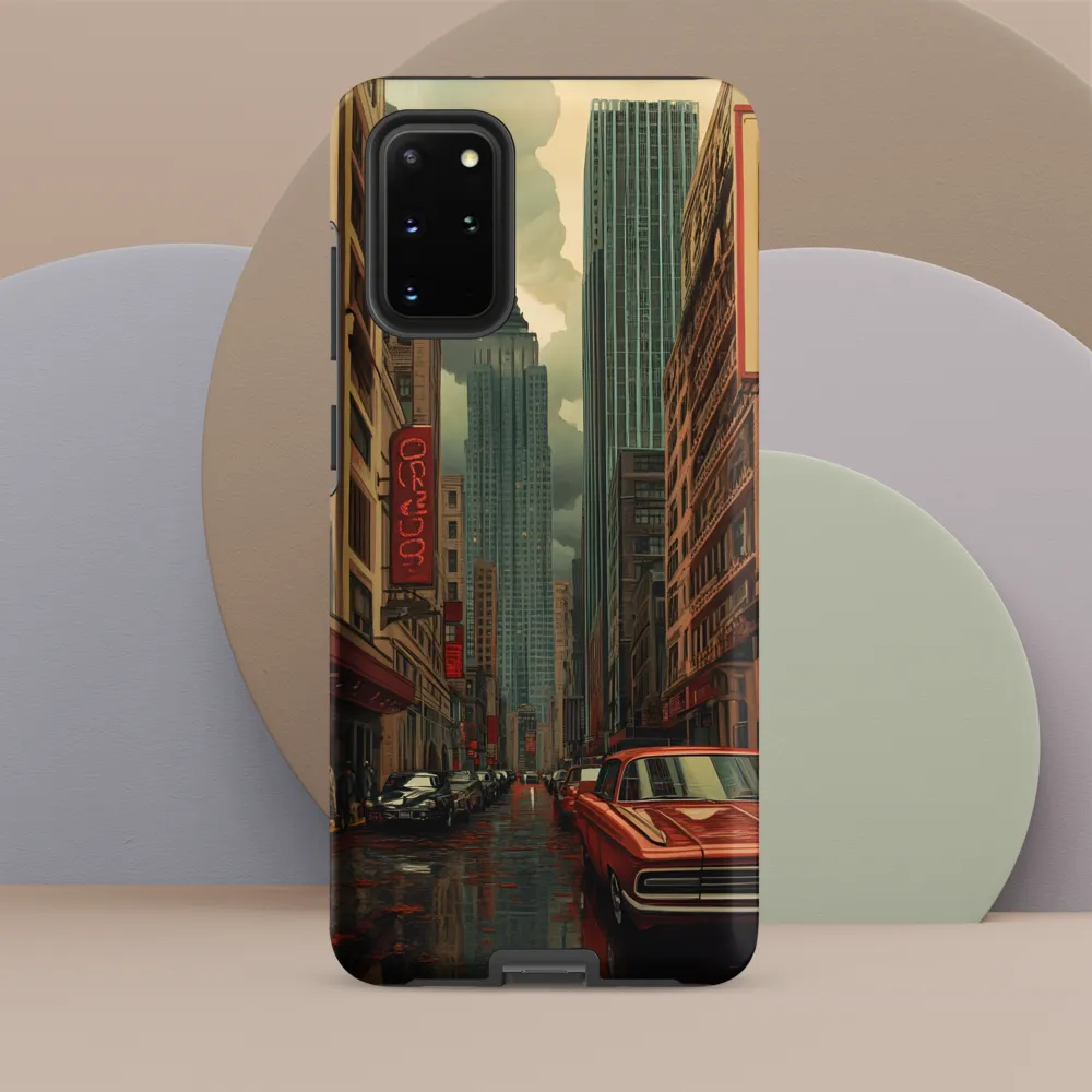 Nostalgic Cityscape: Reflections of a Forgotten Era | Phone Case |  S20 Plus | Tough Case | Matte