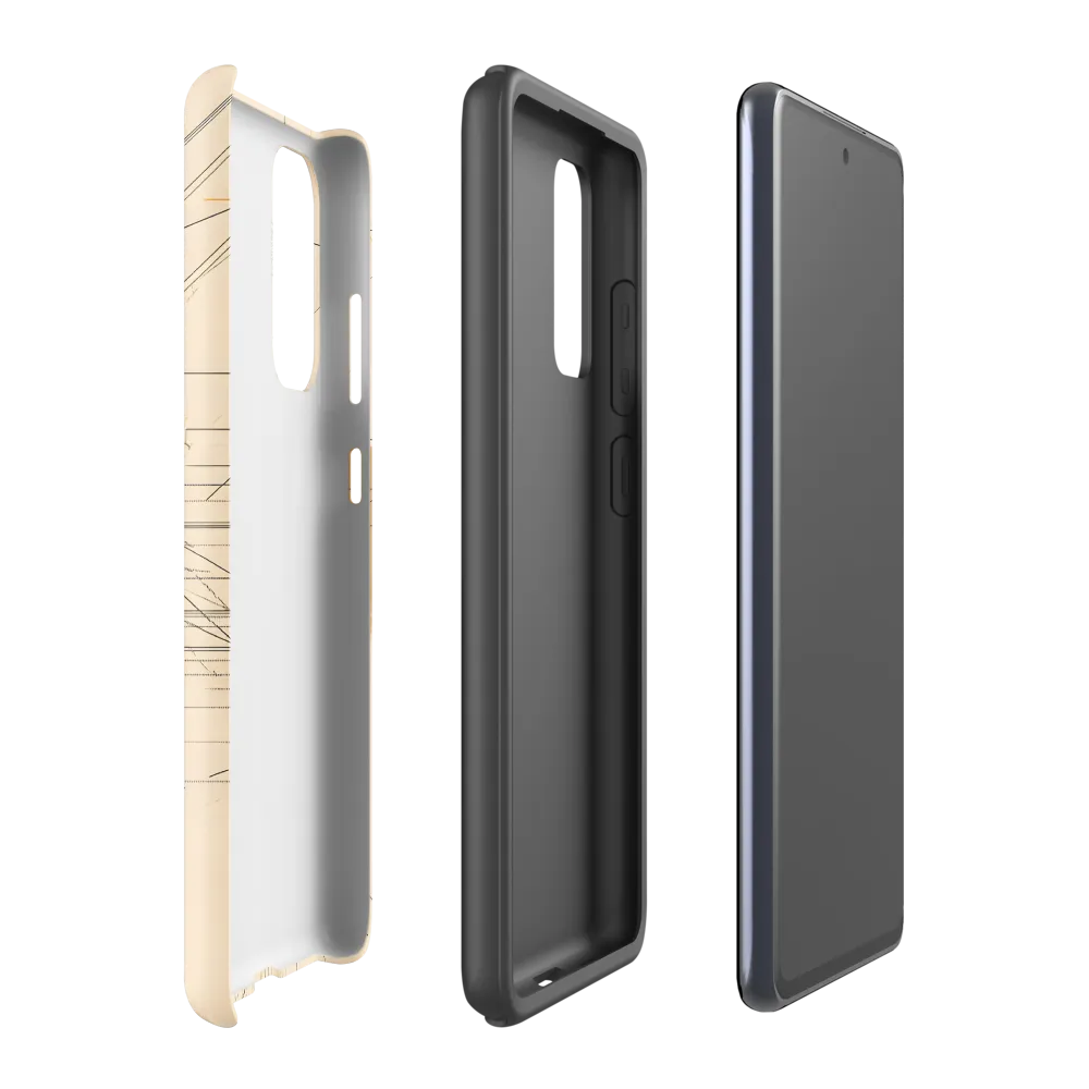 Abstract Profile: A Minimalist Exploration | Phone Case |  S20 FE | Tough Case | Matte