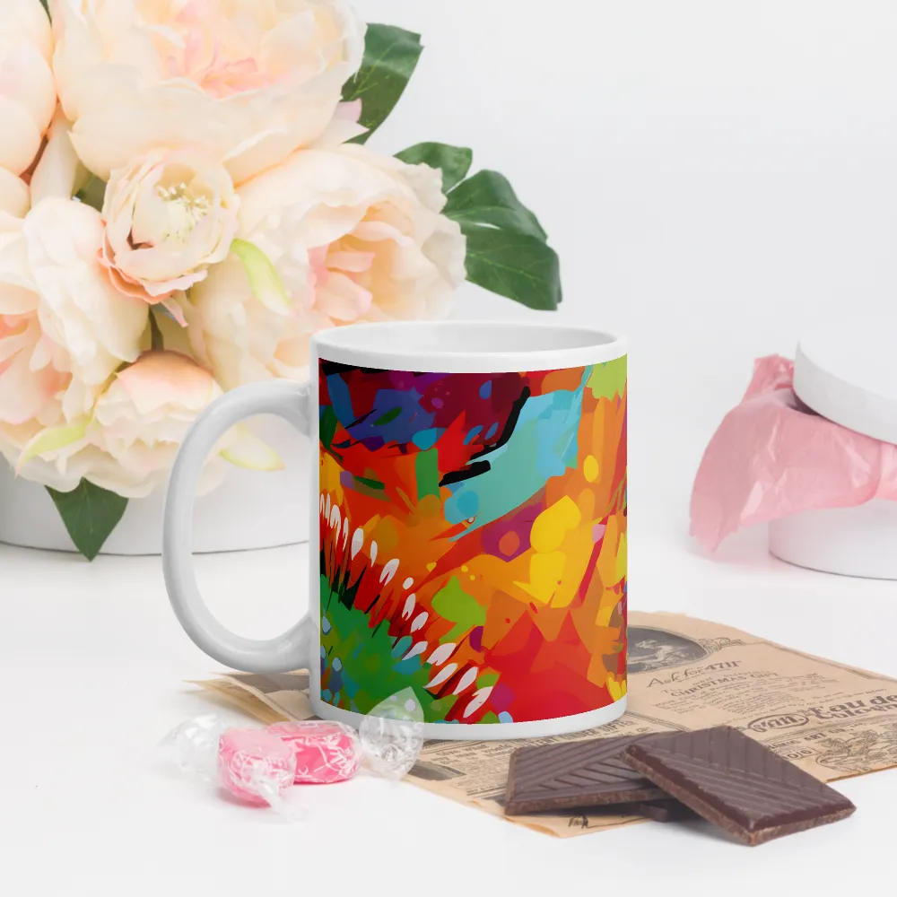 Colorful Lizard: An Abstract Adventure | Mugs | Multiple Sizes & Colors