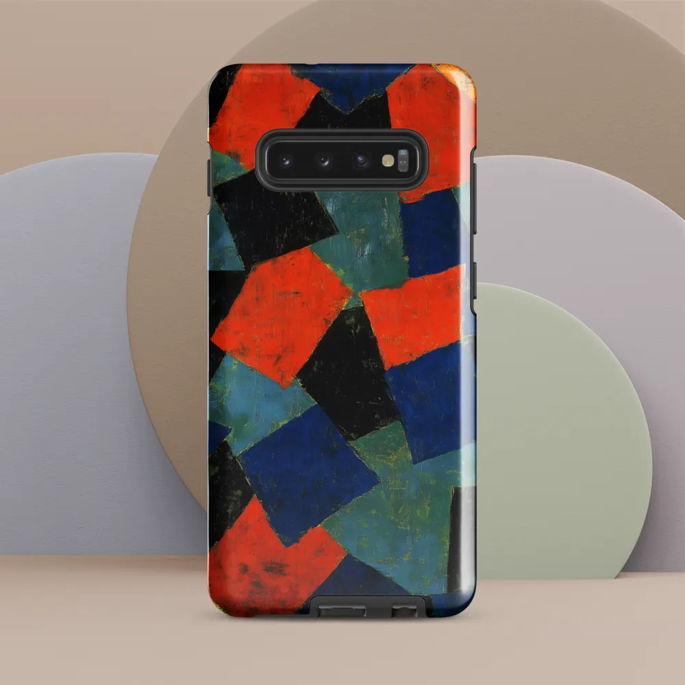 Dynamic Geometry in Color | Phone Case |  S10 Plus | Tough Case | Glossy