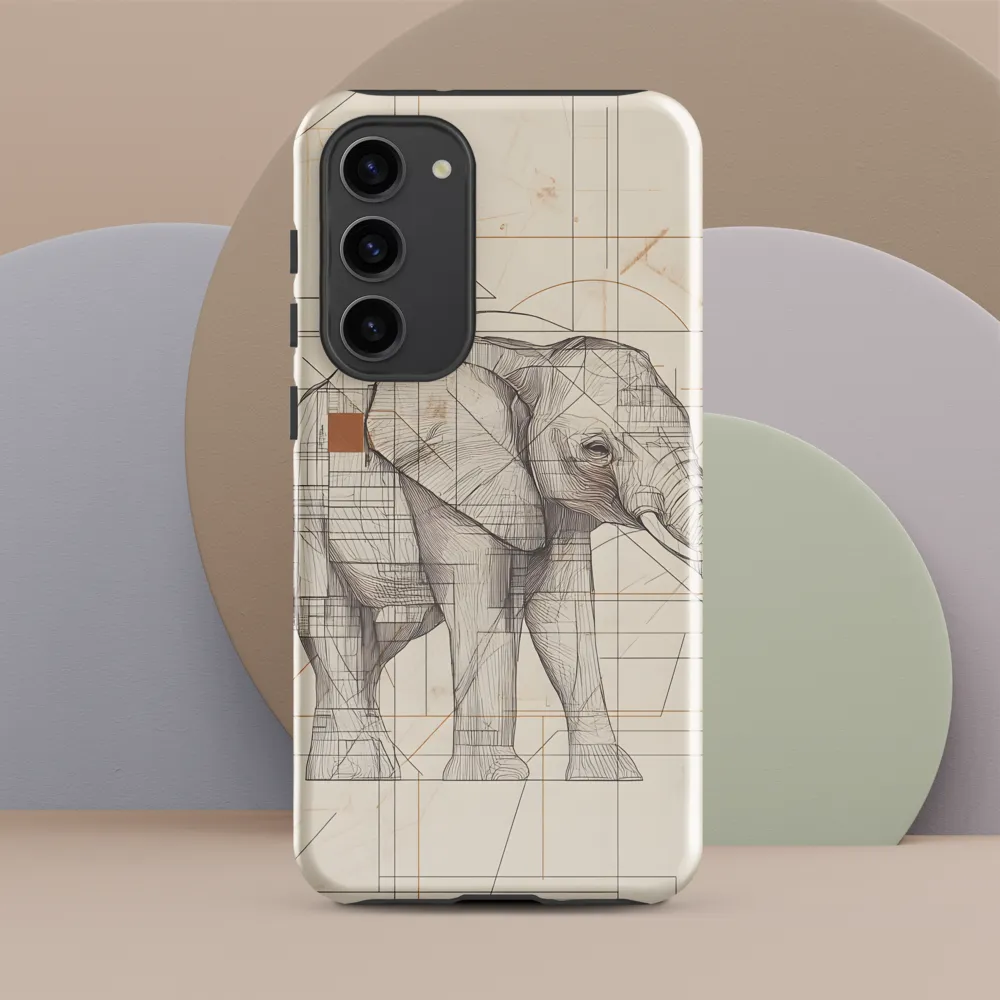 Geometric Elegance: The Steel Elephant
