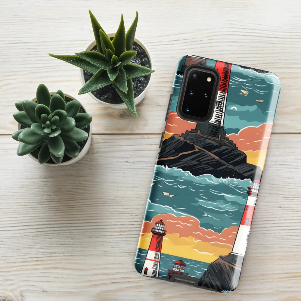 Lighthouses in a Whimsical Ocean