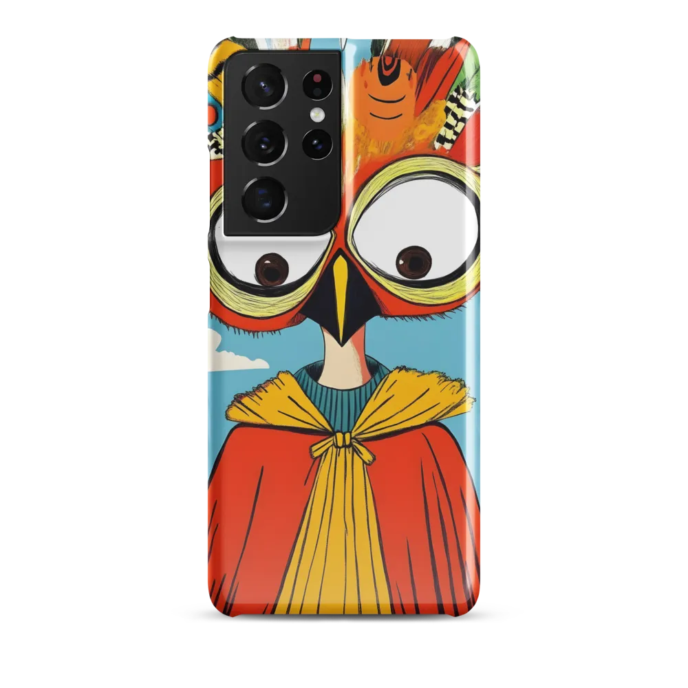 A Whimsical Encounter: The Owl-Human Fusion